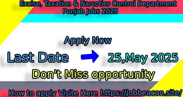Punjab Excise Department Jobs 2025 Best Apply Online Now