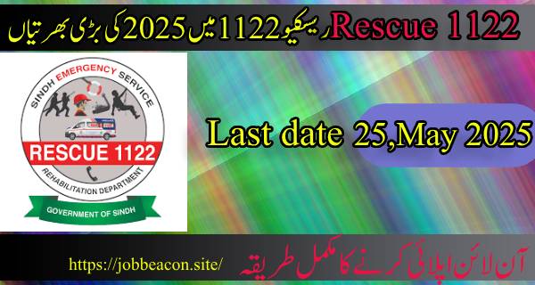 Latest Rescue 1122 jobs 2025