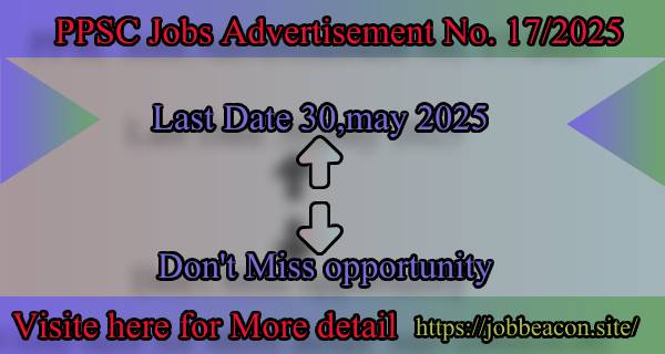 Latest PPSC Jobs 2025 Advertisement