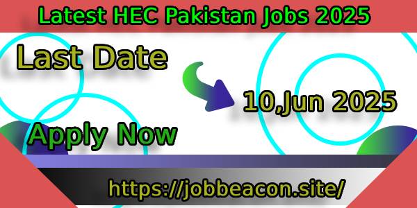 HEC Jobs Pakistan 2025 Apply Online