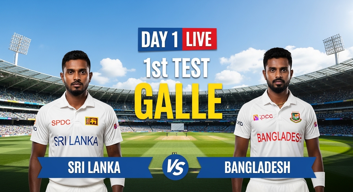 Galle Test: Sri Lanka vs Bangladesh 1st Test Fights Best Back from 45/3 to Post 229/3 at Stumps